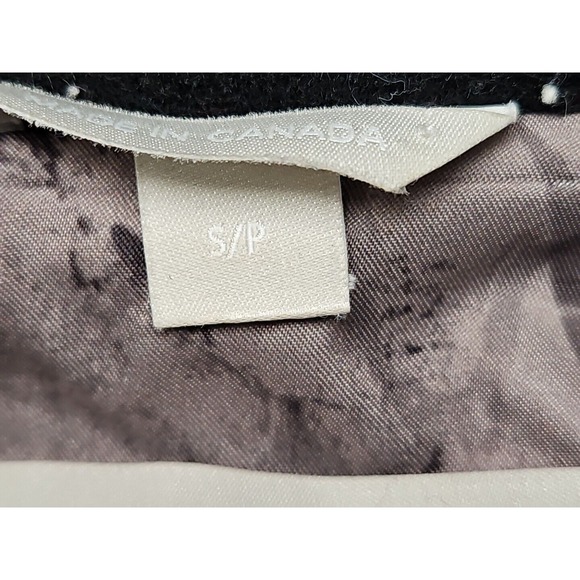 Soia & Kyo Luxury Hooded Wool Blnd Black Coat W/ Zip Inner Vest Leather Belt S/P - Picture 14 of 16